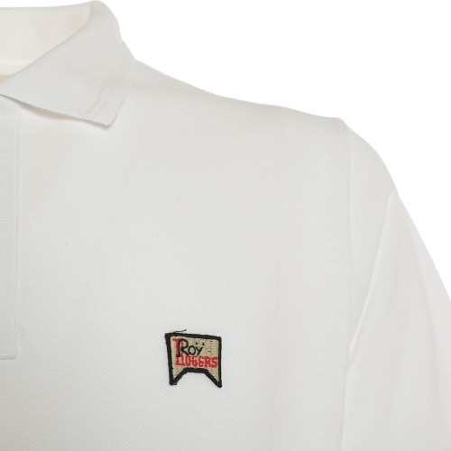 ROY ROGER'S: Polo classic in piquet bianca
