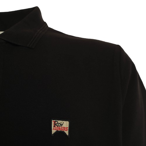 ROY ROGER'S: Polo classic in piquet nera