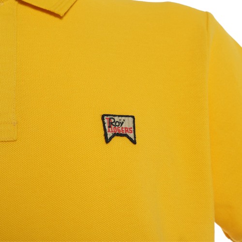 ROY ROGER'S: Polo classic in piquet gialla