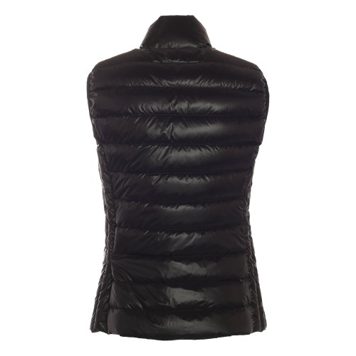 ARMANI: Piumino smanicato nero