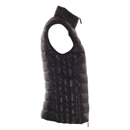 ARMANI: Piumino smanicato nero