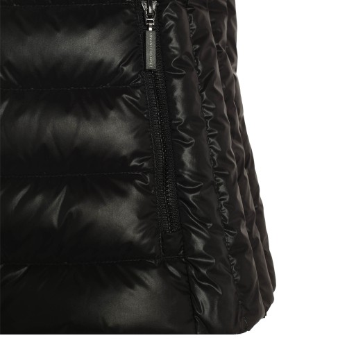 ARMANI: Piumino smanicato nero