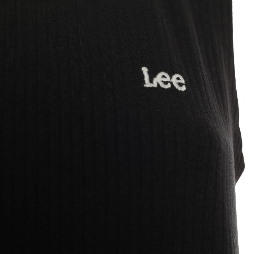 Lee: T-shirt giromanica nera