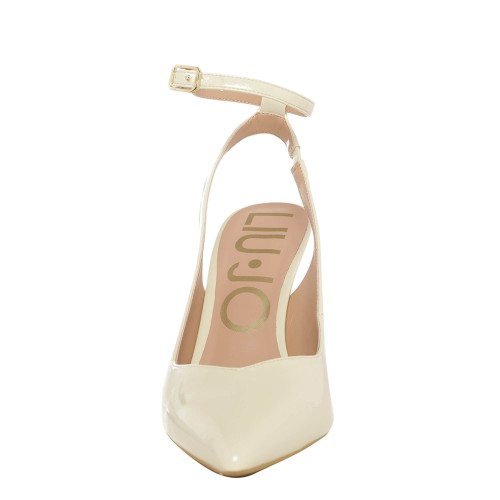 LIU•JO: Vicky Sling back in vernice burro