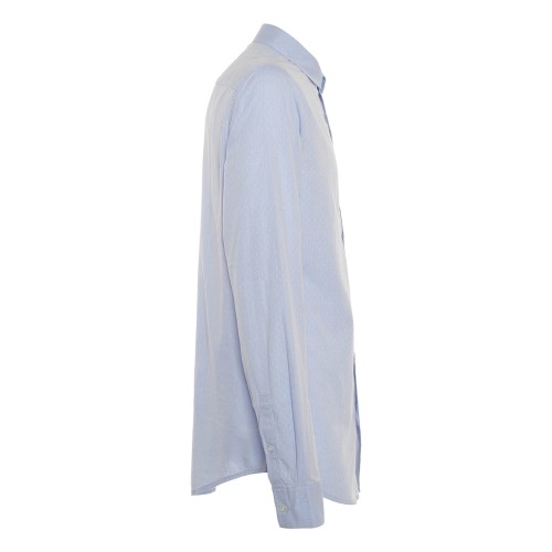 ARMANI: Camicia celeste slim fit