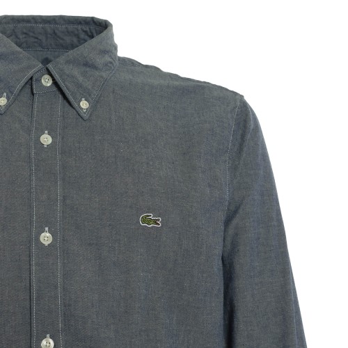 LACOSTE: Camicia chambray