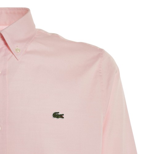 Lacoste: Camicia regular fit Rosa