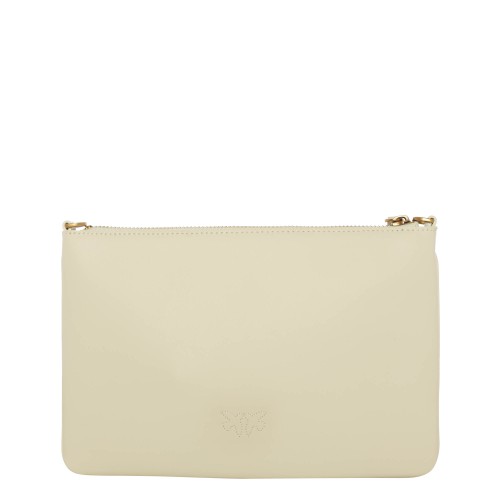 PINKO: Tracolla Classic Flat bianca