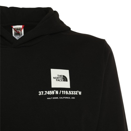 The North Face: Felpa con cappuccio nera