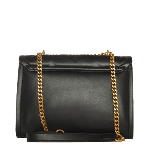 LIU•JO: Borsa a tracolla lettering nera