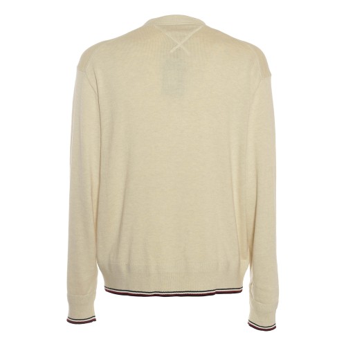 Tommy Hilfiger: Cardigan global stripe Beige