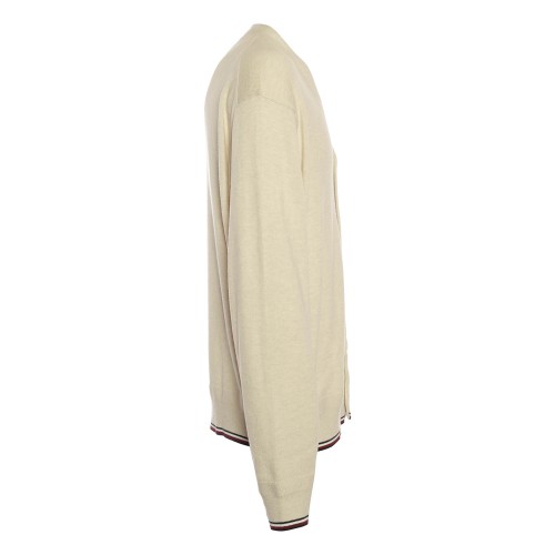 Tommy Hilfiger: Cardigan global stripe Beige