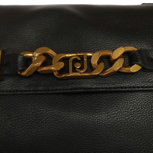 Liu•Jo: Borsa a mano nera con catena