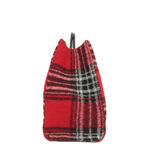 LIU•JO: Borsa tartan rossa