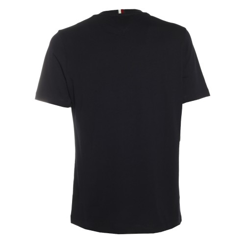 Tommy Hilfiger: T-shirt blu con TH ricamato