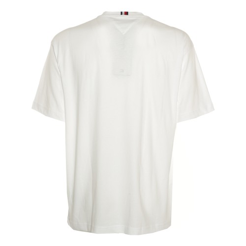 Tommy Hilfiger: T-shirt bianca con maxi logo