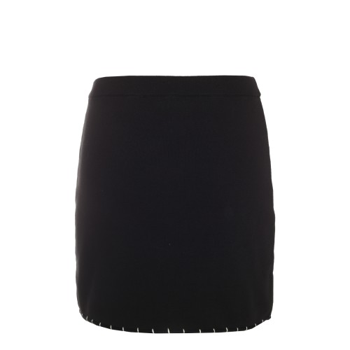 Twinset: Minigonna in maglia nera