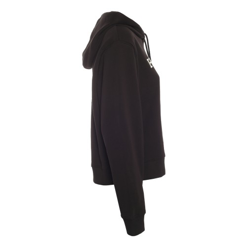 Tommy Hilfiger: Felpa nera con cappuccio