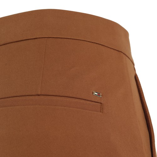 Tommy Hilfiger: Gabardina marrone slim fit