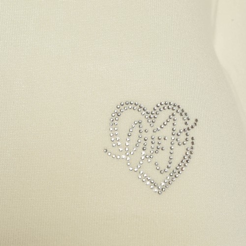 LIU•JO: Maglia bianca scollo a V