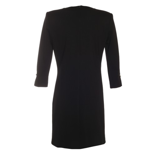 LIU•JO: Mini abito nero con scollo a V