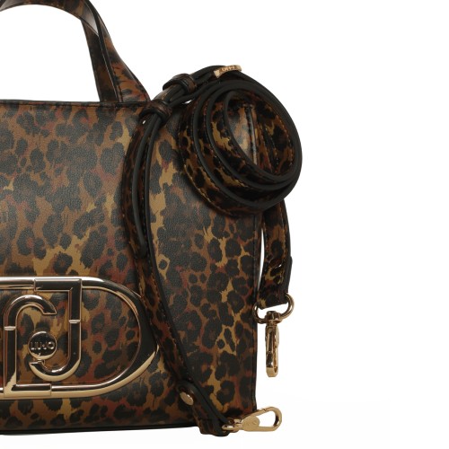 LIU•JO: Borsa con maxi L•J maculata