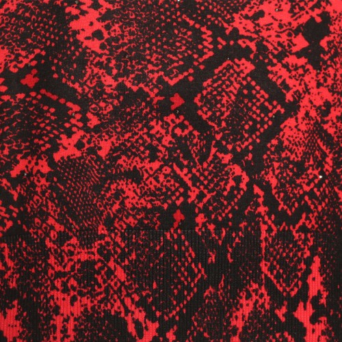 LIU•JO: Maglione pitonato rosso