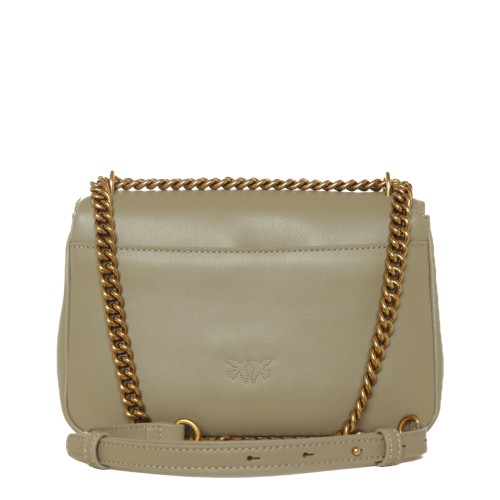 PINKO: Classic Cupid Bag Messenger Grigia