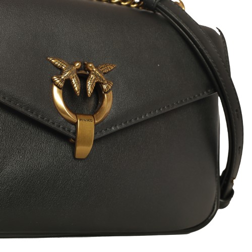 PINKO: Classic Cupid Bag Messenger Nera