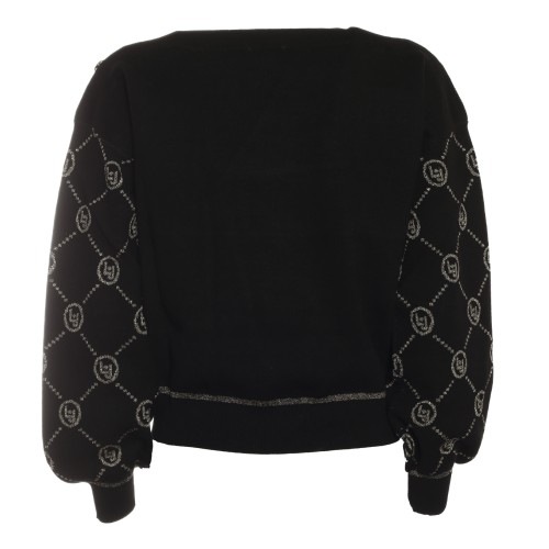 LIU•JO: Maglia con L•J in lurex