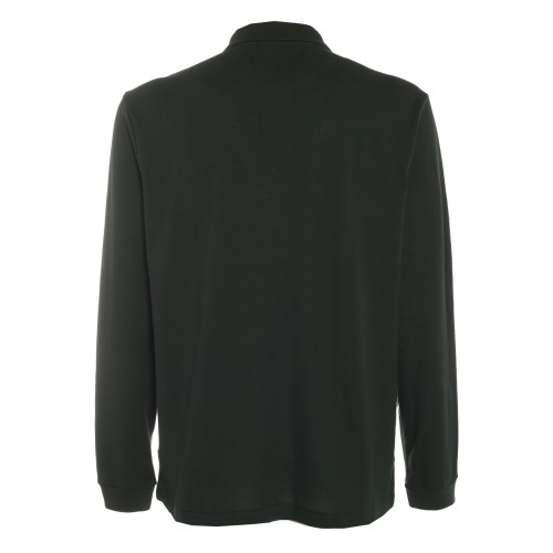 Lacoste: Polo manica lunga verde