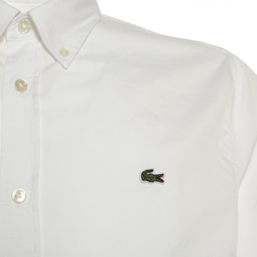 Lacoste: Camicia regular fit Bianca