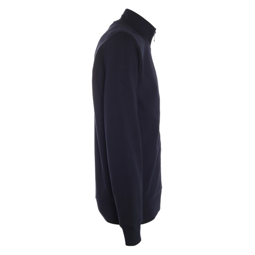 Lacoste: Felpa blu con zip intera