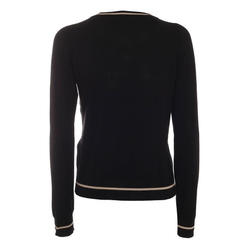 LIU•JO: Maglia nera con LJ