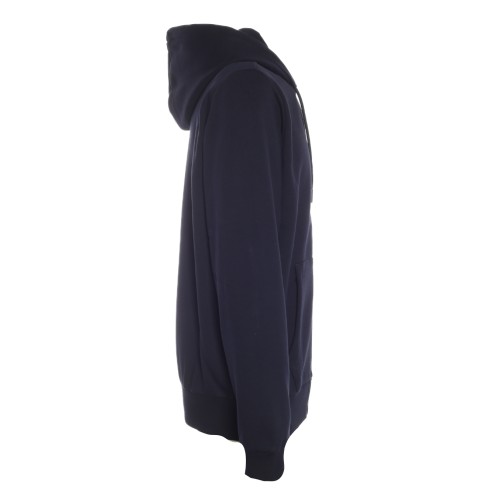Lacoste: Felpa blu con cappuccio