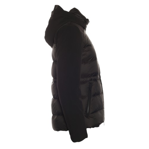 WOOLRICH: Piumino nero in Tech Softshell