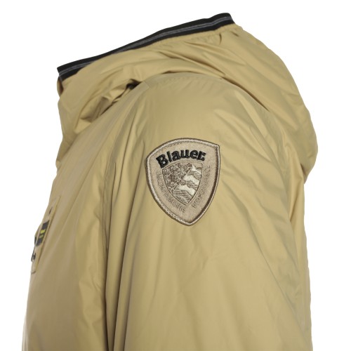 Blauer: Piumino beige con marmottina