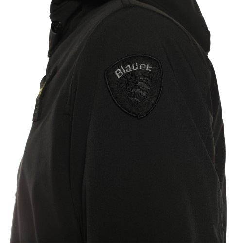 Blauer: Andrew giacca nera in neoprene