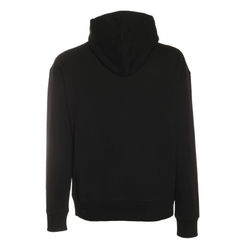 Calvin Klein: Felpa con cappuccio nera