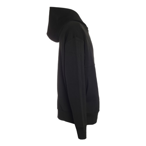 Calvin Klein: Felpa nera con cappuccio e zip