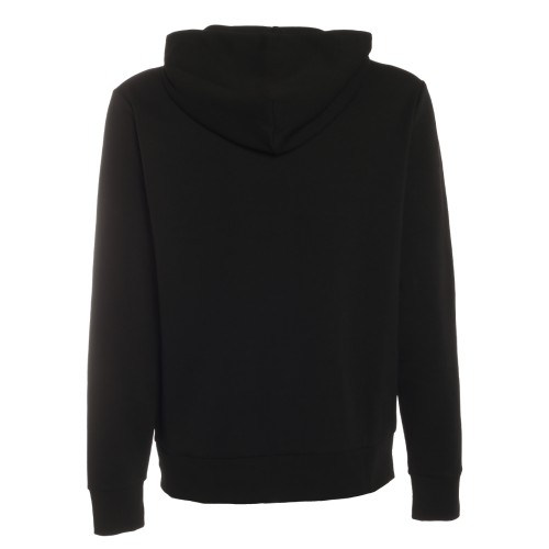 Calvin Klein: Felpa nera con CK a contrasto