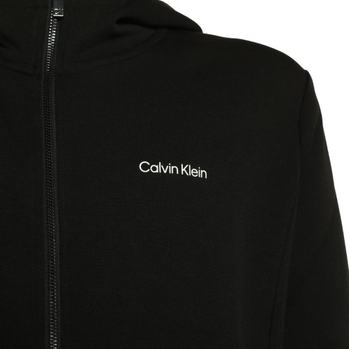 Calvin Klein: Felpa nera con CK a contrasto