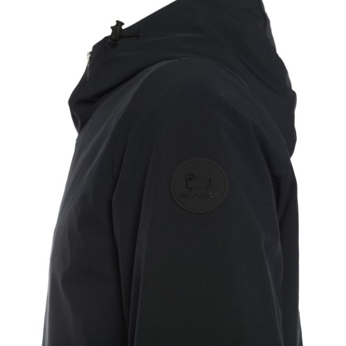 WOOLRICH: Giacca Pacific in Tech Softshell blu