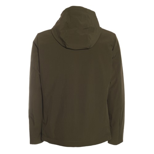WOOLRICH: Giacca Pacific in Tech Softshell verdone