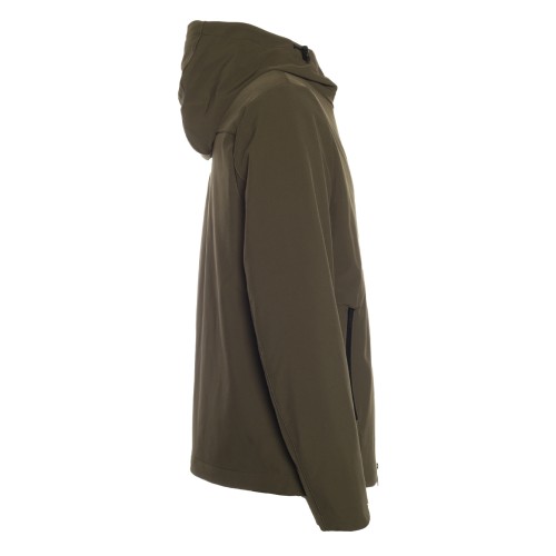 WOOLRICH: Giacca Pacific in Tech Softshell verdone