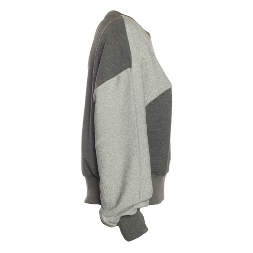 LIU•JO: Felpa grigia e lurex®
