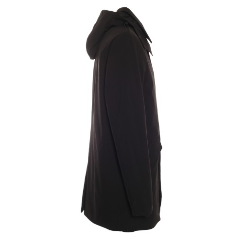 WOOLRICH: Cappotto Barrow Mac nero