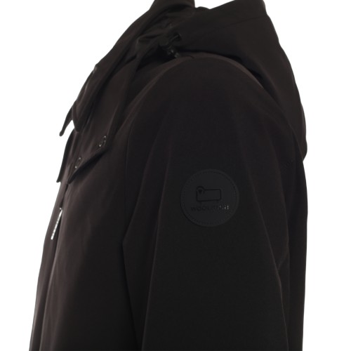 WOOLRICH: Cappotto Barrow Mac nero