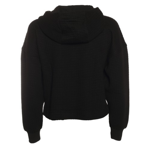 The North Face: Felpa nero nido d'ape