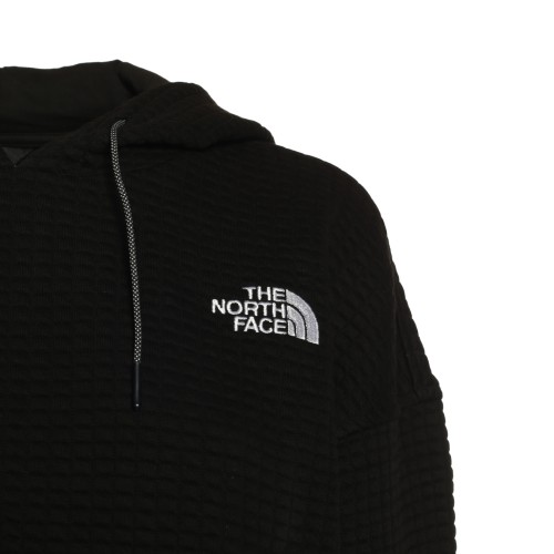 The North Face: Felpa nero nido d'ape